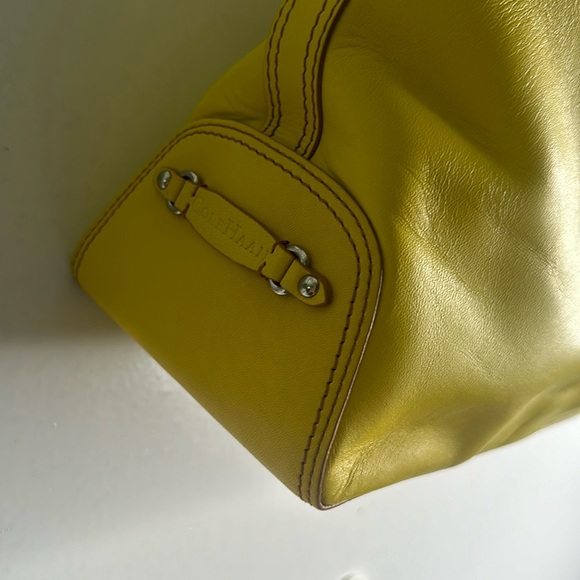 Cole haan mustered yellow shoulder bag - Picture 4 of 16